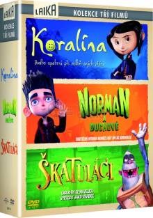 Koralína, Norman a duchové, Škatuláci Kolekce 3x DVD